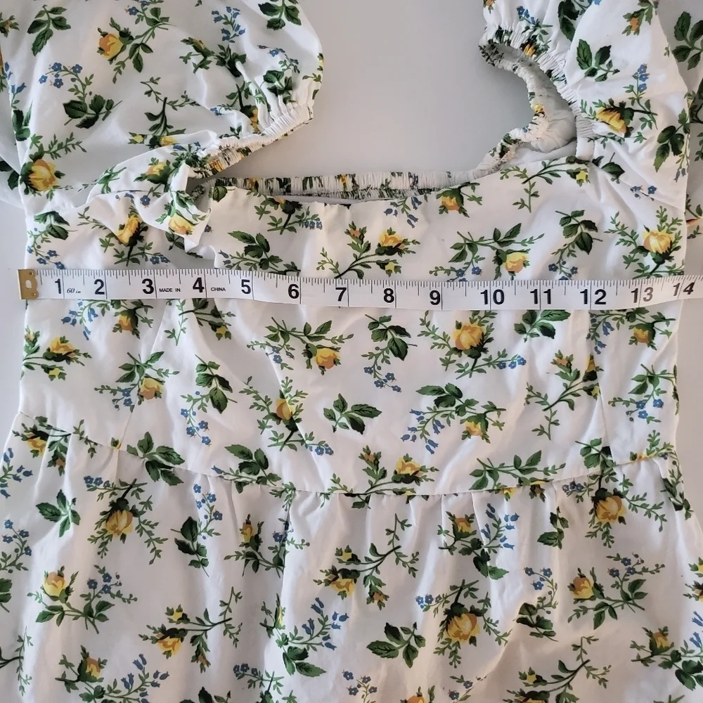 FAITHFULL THE BRAND floral crop top